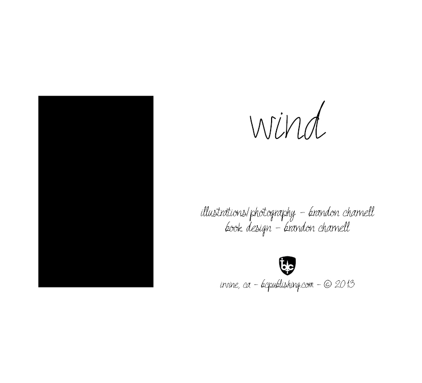 Wind Elements Book Design Publisher Page